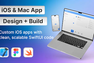 build ios app development  mobile app UI design  macos, swift, swiftui developer