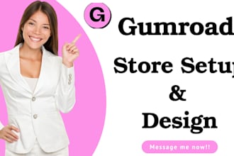 design gumroad digital products, setup gumroad store workflow integration store