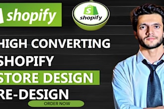 design shopify website, branded shopify store or redesign