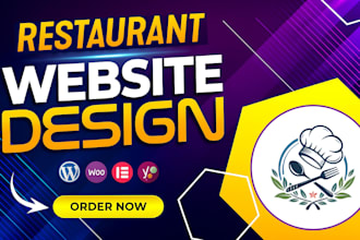 design a wordpress restaurant website with online ordering