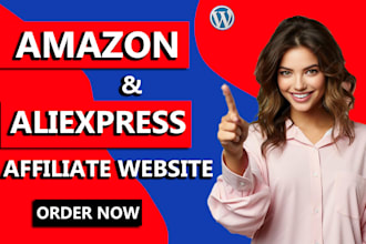 create autopilot amazon affiliate and aliexpress affiliate website store