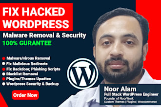 fix wordpress malware, remove virus, and recover hacked website fast