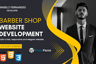 develop your barber shop website