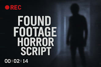 write found footage horror scripts for your video or game