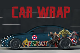 create professional car wrap designs