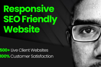 create an attractive and responsive SEO friendly website