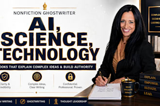 be your technology ghostwriter, science book writer, ai ebook writer
