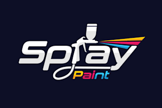 design a unique spray power logo in short time