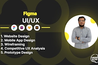 create custom UI UX designs in figma for apps and websites