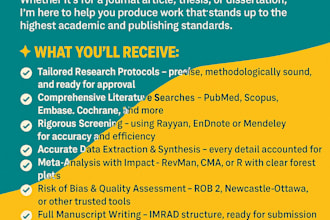 research article, systematic review and meta analysis