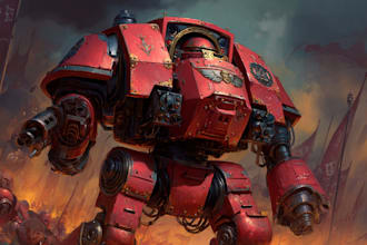 create warhammer 40k figures with old school