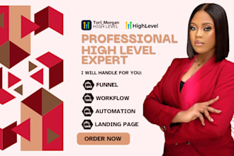 build gohighlevel website funnel landing page automation pipeline setup