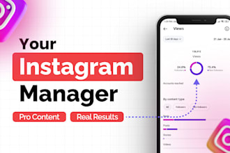 be your instagram manager and content creator for ig growth
