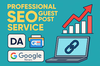 do SEO guest post backlink and publish news article, premium guest post service