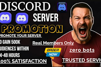 discord server promotion, discord growth, gaming promotion, discord advertising