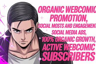 do webtoon promotion, tapas comic promotion or webnovel across platforms
