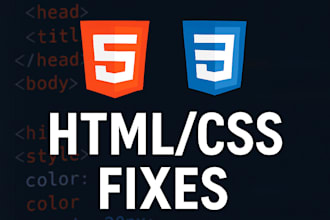 help with your html and CSS project