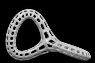 do 3d lattice model custom stl file repair edit hard surface industrial products