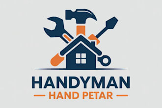 handyman roofing construction logo remodelling leads flyer handyman website