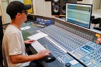 edit, clean, align and level tracks for your mix