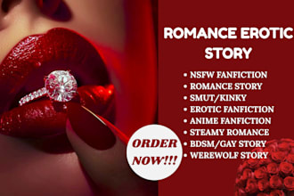write nsfw anime fanfiction erotic smut kinky bdsm erotica romance story manga