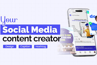 be your social media content creator for 5 top platforms