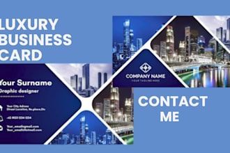 design professional and eye catching business visiting cards to boost your brand
