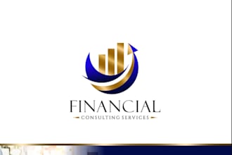 design unique consulting,accounting,financial logo