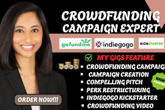 do crowdfunding campaign promotion for wefunder creation kickstarter gofundme