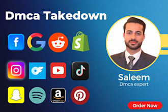remove infringing, defaming, harassing, copyright,negative,leaked content,dmca