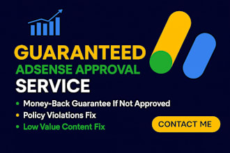 get your google adsense approved guaranteed results