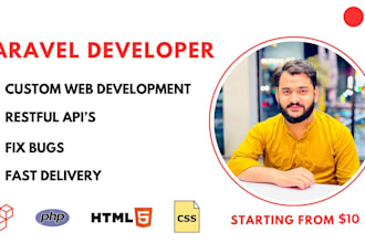 fix laravel bugs, debug replit, setup supabase backend