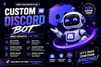 create a custom discord bot for your discord server