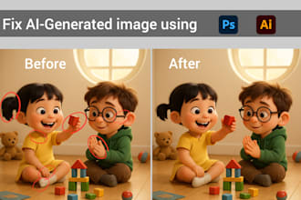 fix, edit, enhance, redraw, correct your ai images or ai art