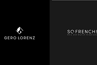 create a timeless fashion logo and branding elements