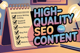 write an SEO optimized articles or blog posts