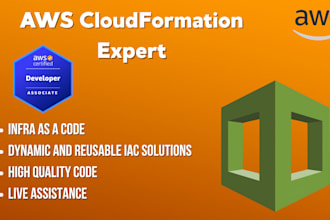 be an AWS cloudformation expert to automate AWS infrastructure iac