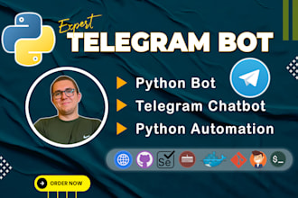 develop a professional telegram bot