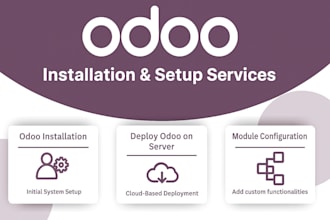 install and setup odoo on your server