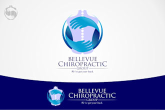 design a professional chiropractic and healthcare remedies logo