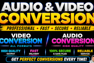 convert your video or audio to any format