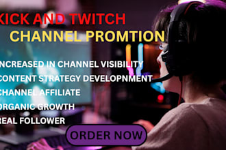 kick promotion twitch chatter channel promotion twitch channel kick followers