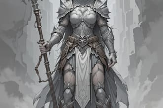 make a dnd character art