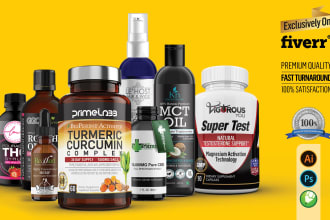 premium packaging and label design to make your bottle label design stand out