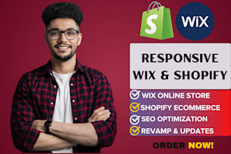 wix website design wix website redesign wix studio redesign shopify online store