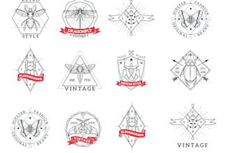 design outstanding pest control logo or line art design
