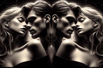 draw nsfw couple art semi realistic book cover dark romance mafia character art