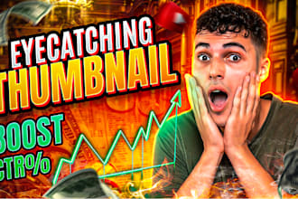 design eyecatching youtube thumbnails