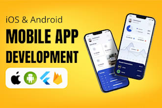 develop flutter firebase app with backend integration