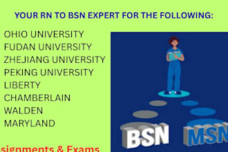 do rn to bsn in ohio, fudan, peking, zhejiang, liberty, maryland capella, walden